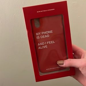 We’re Not Really Strangers brand new iPhone case